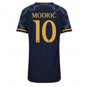 Maillot de foot Real Madrid Luka Modric #10 Extérieur Femmes 2023-24 Manches Courte